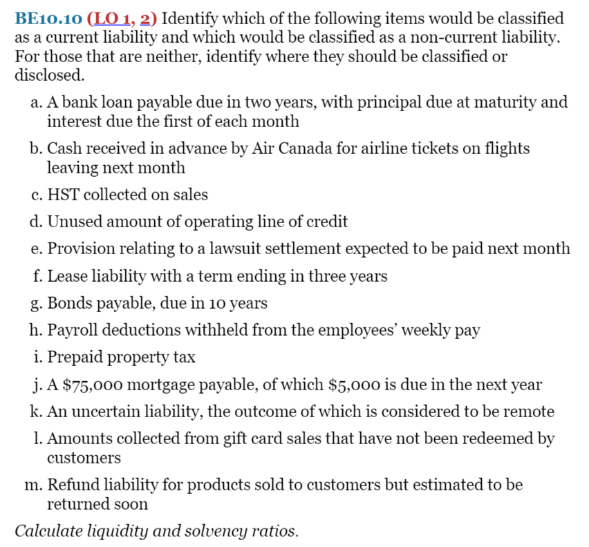 Which Of The Following Items Would Be Capitalized Solved BE10.10 (LO 1, 2) Identify which of the following | Chegg.com