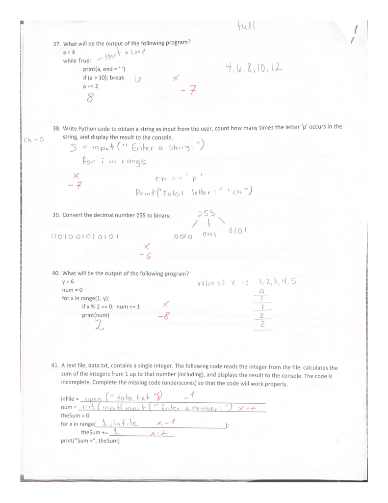 Solved 37. What will be the output of the following program? | Chegg.com