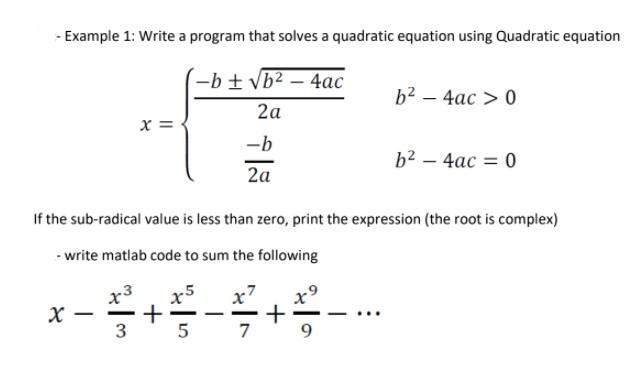 Graphical Interpretation of Quadratic Equations