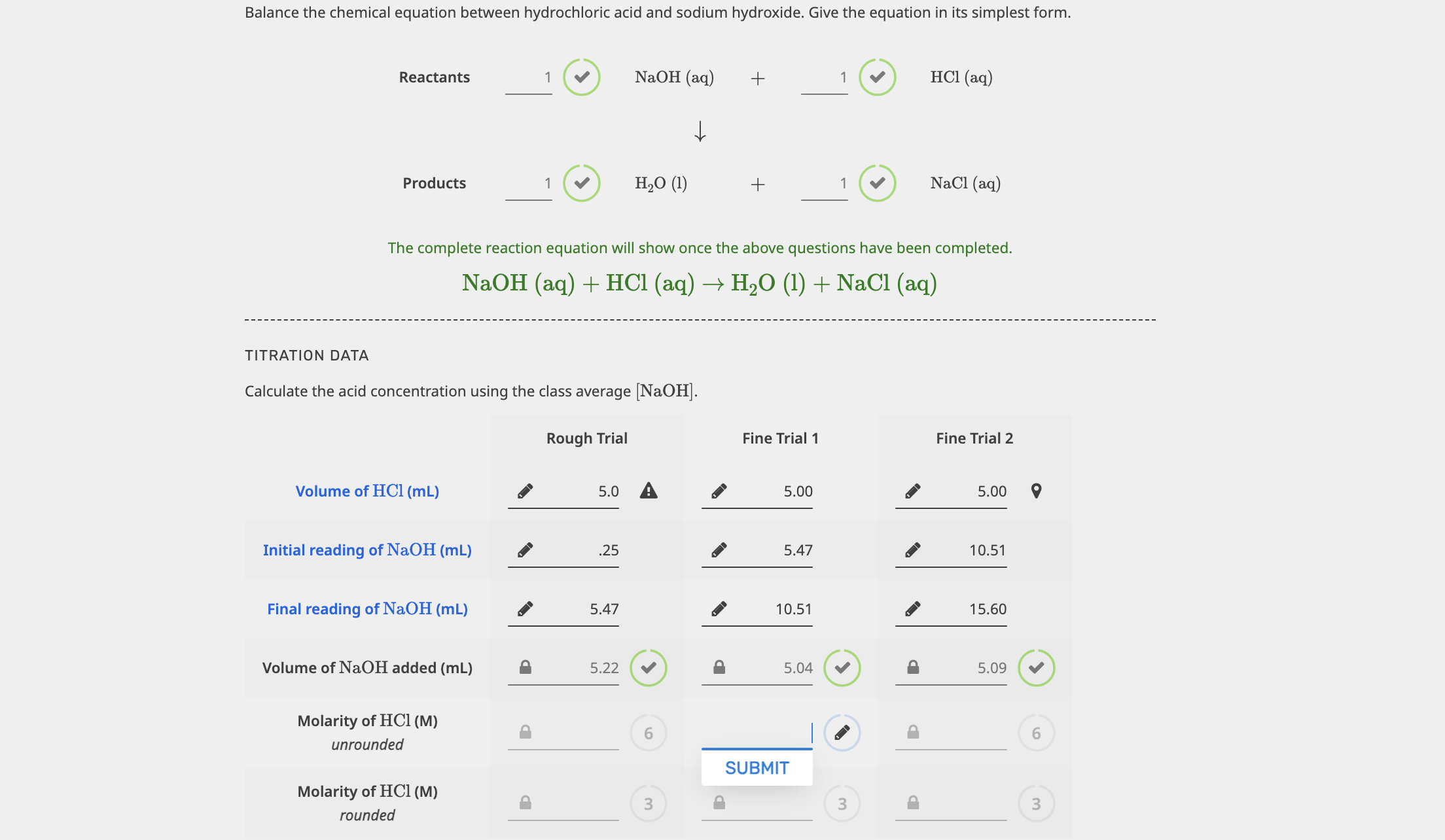 solved-naoh-aq-hcl-aq-h2o-l-nacl-aq-titration-data-chegg