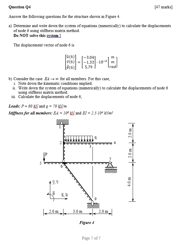 Solved Question Q4 [47 marks] Answer the following questions | Chegg.com