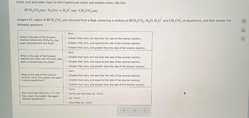 solved-acetic-acid-and-water-react-to-form-hydronium-cation-chegg