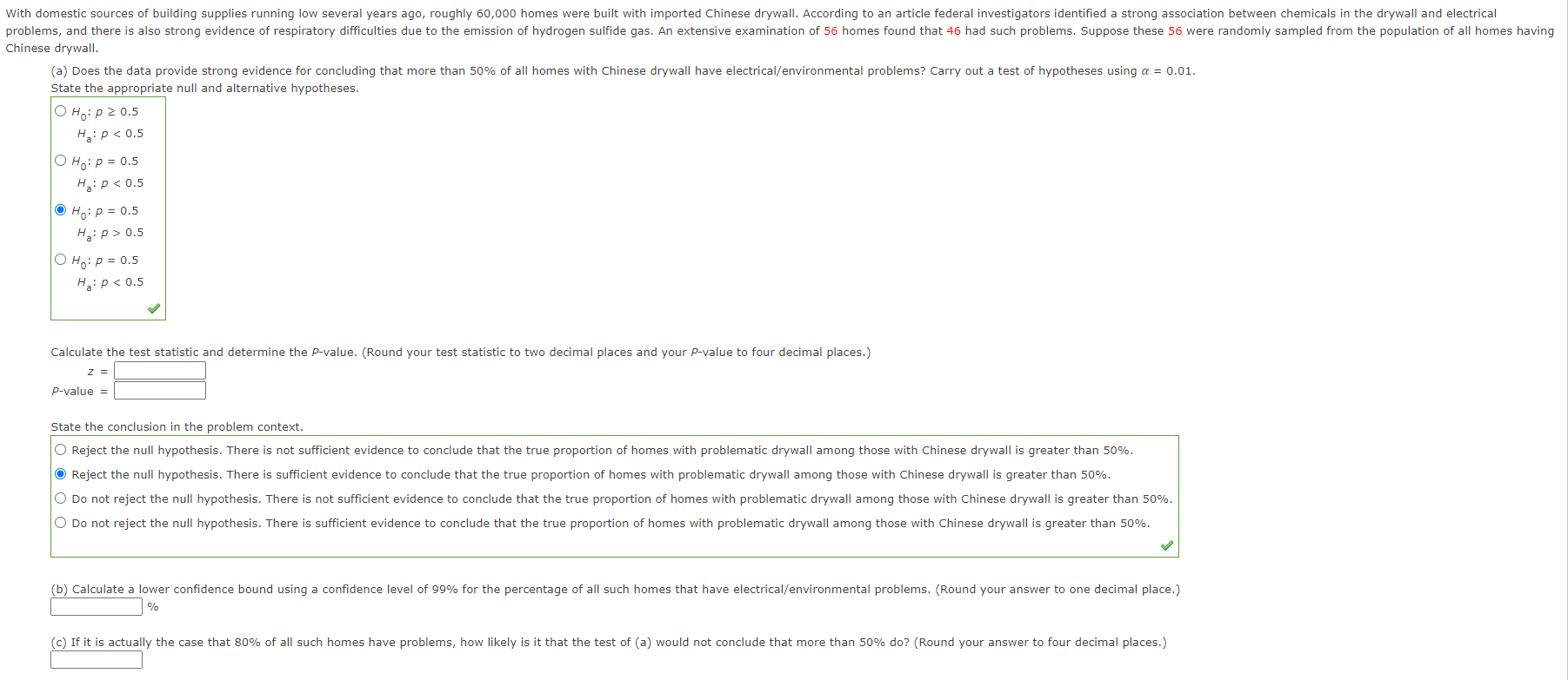 Solved With domestic sources of building supplies running