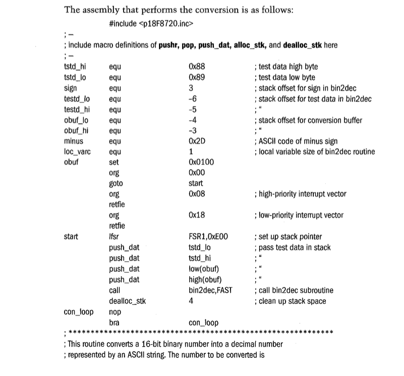 The assembly that performs the conversion is as | Chegg.com