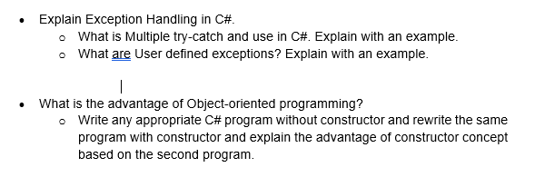 Exception Handling in C# using example step by step
