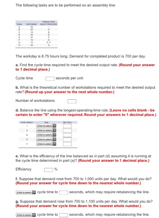 Solved The following tasks are to be performed on an | Chegg.com
