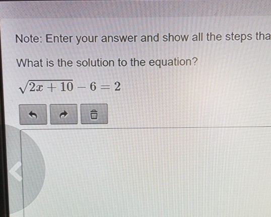Solved Note: Enter your answer and show all the steps tha | Chegg.com