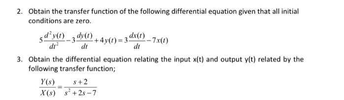 Solved Obtain the transfer function of the following | Chegg.com