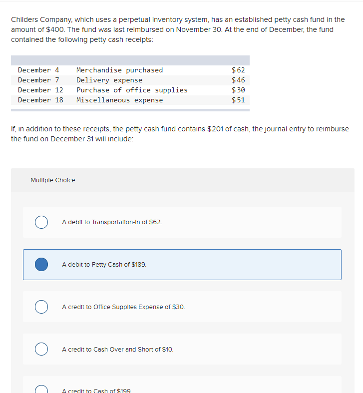 Solved Childers Company, which uses a perpetual Inventory
