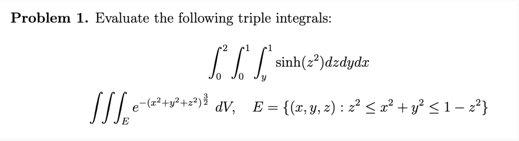Solved Please try solving the second integral using | Chegg.com
