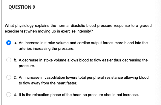 Solved QUESTION 9 What physiology explains the normal | Chegg.com