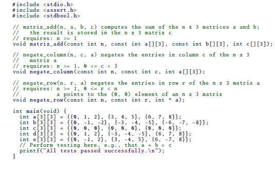 Solved Part 1: Coding [10 marks]. Matrices are rectangular | Chegg.com