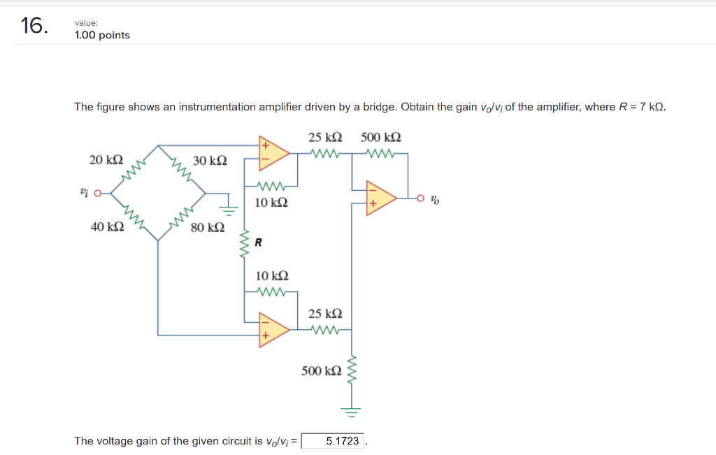 Solved 16. value 1.00 points The figure shows an