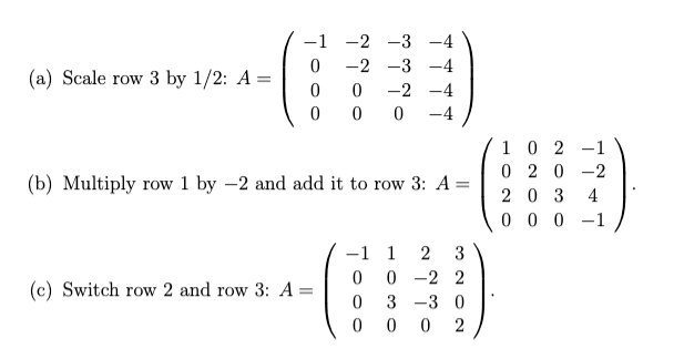 Solved For each part below, (1) write out the single | Chegg.com
