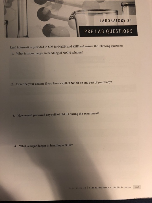 LABORATORY 21 PRE LAB QUESTIONS Read information