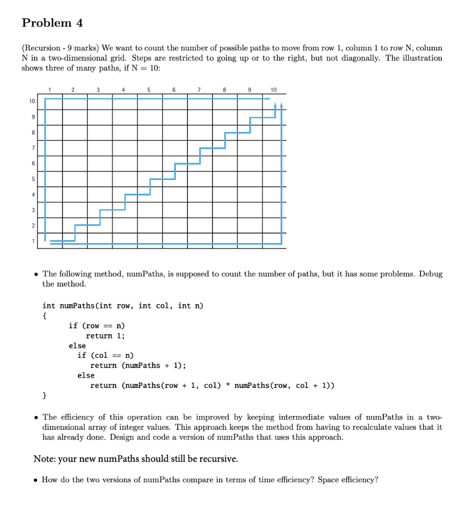 Solved (Recursion - 9 marks) We want to count the number of | Chegg.com