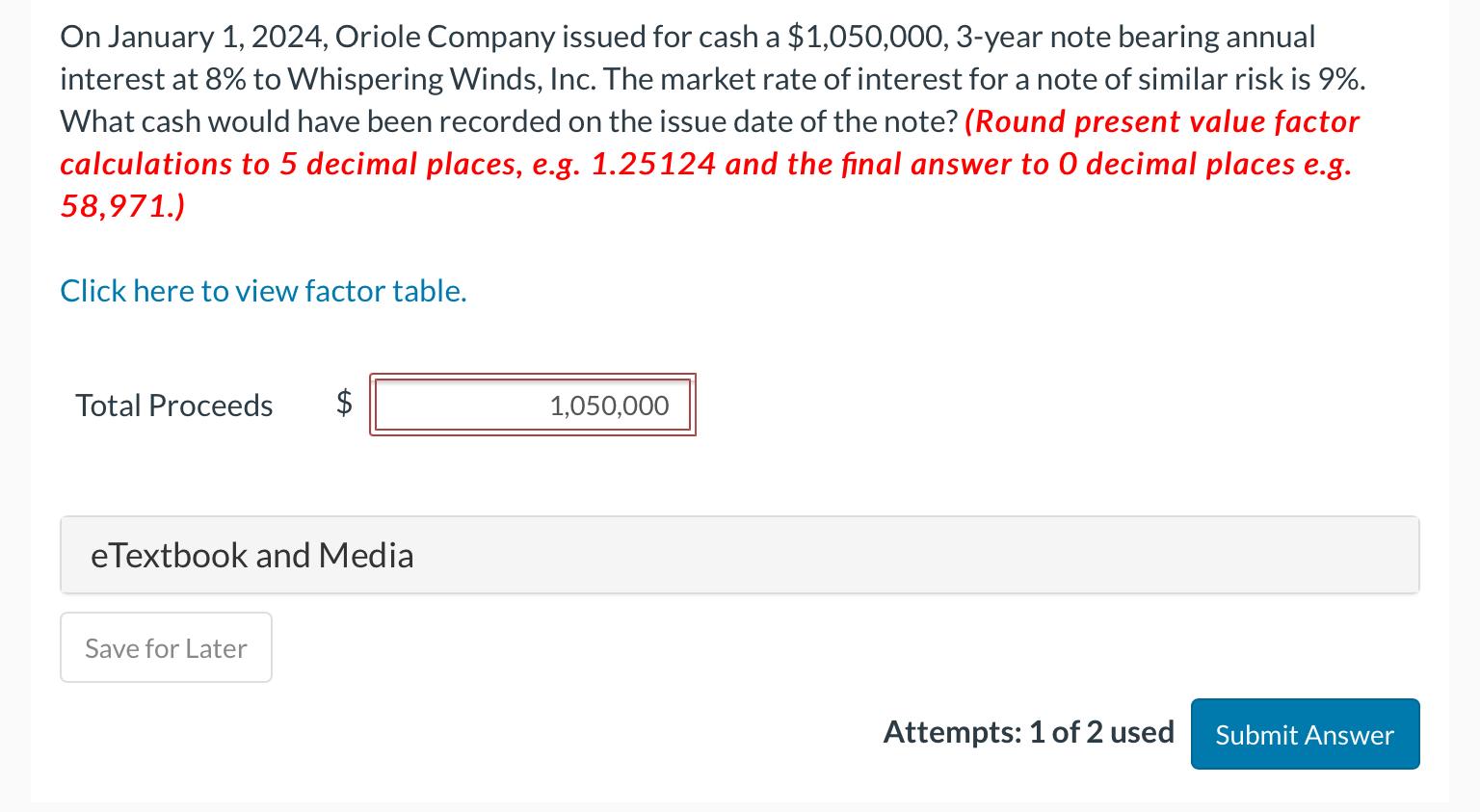 Solved On January 1, 2024, Oriole Company issued for cash a
