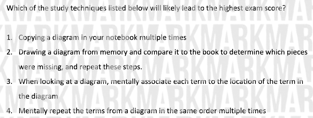 solved-which-of-the-study-techniques-listed-below-will-chegg