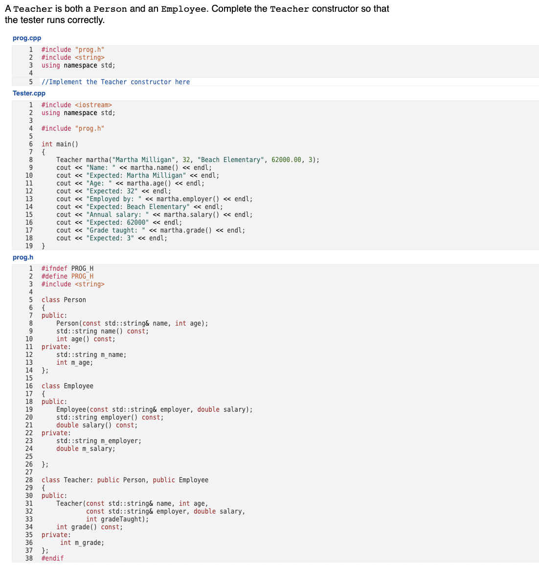 Solved I can only edit the stuff in the white box. C++ | Chegg.com