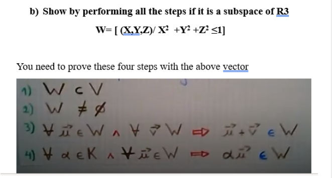 Solved B) Show By Performing All The Steps If It Is A | Chegg.com