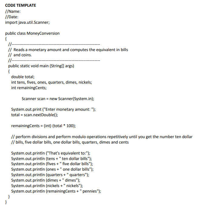 Solved PROGRAM 2 ****PROGRAM TO BE WRITTEN IN JAVA**** Write | Chegg.com
