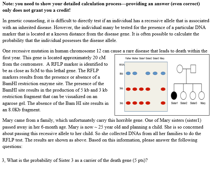 Solved Note: you need to show your detailed calculation | Chegg.com