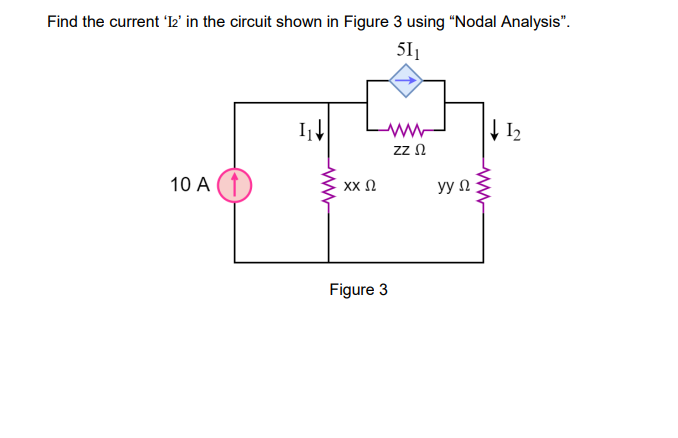 Solved Find the current '12' in the circuit shown in Figure | Chegg.com