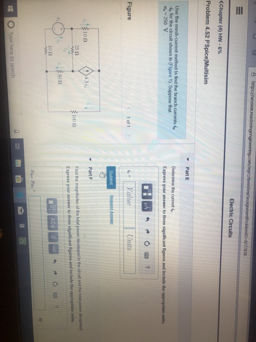 Solved Electric Circuits Chapter (4) HW-6% Problem 4.52 | Chegg.com