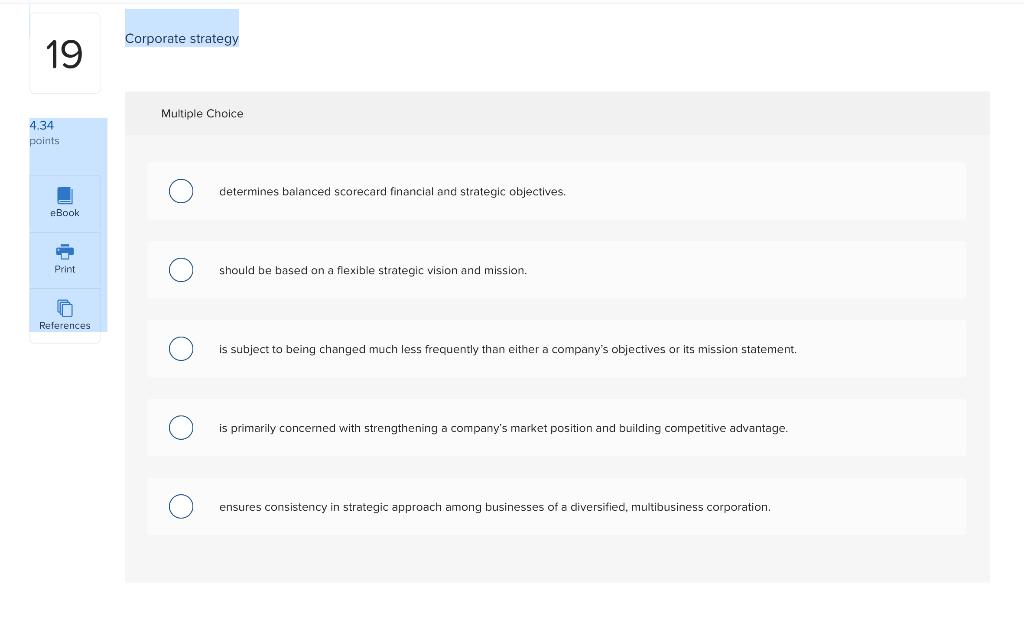 solved-corporate-strategy-19-multiple-choice-4-34-points-chegg