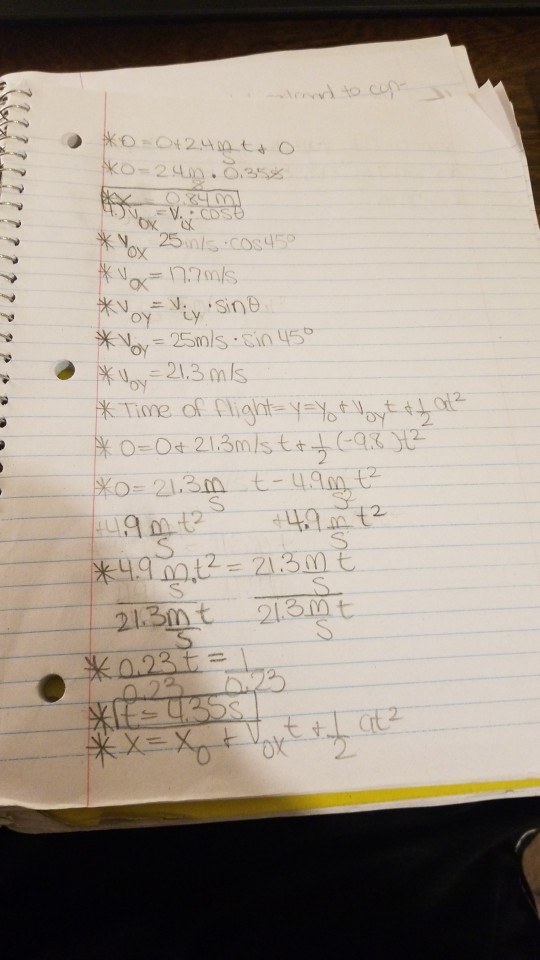 Solved pool ball leaves a 0.60meter high table with an