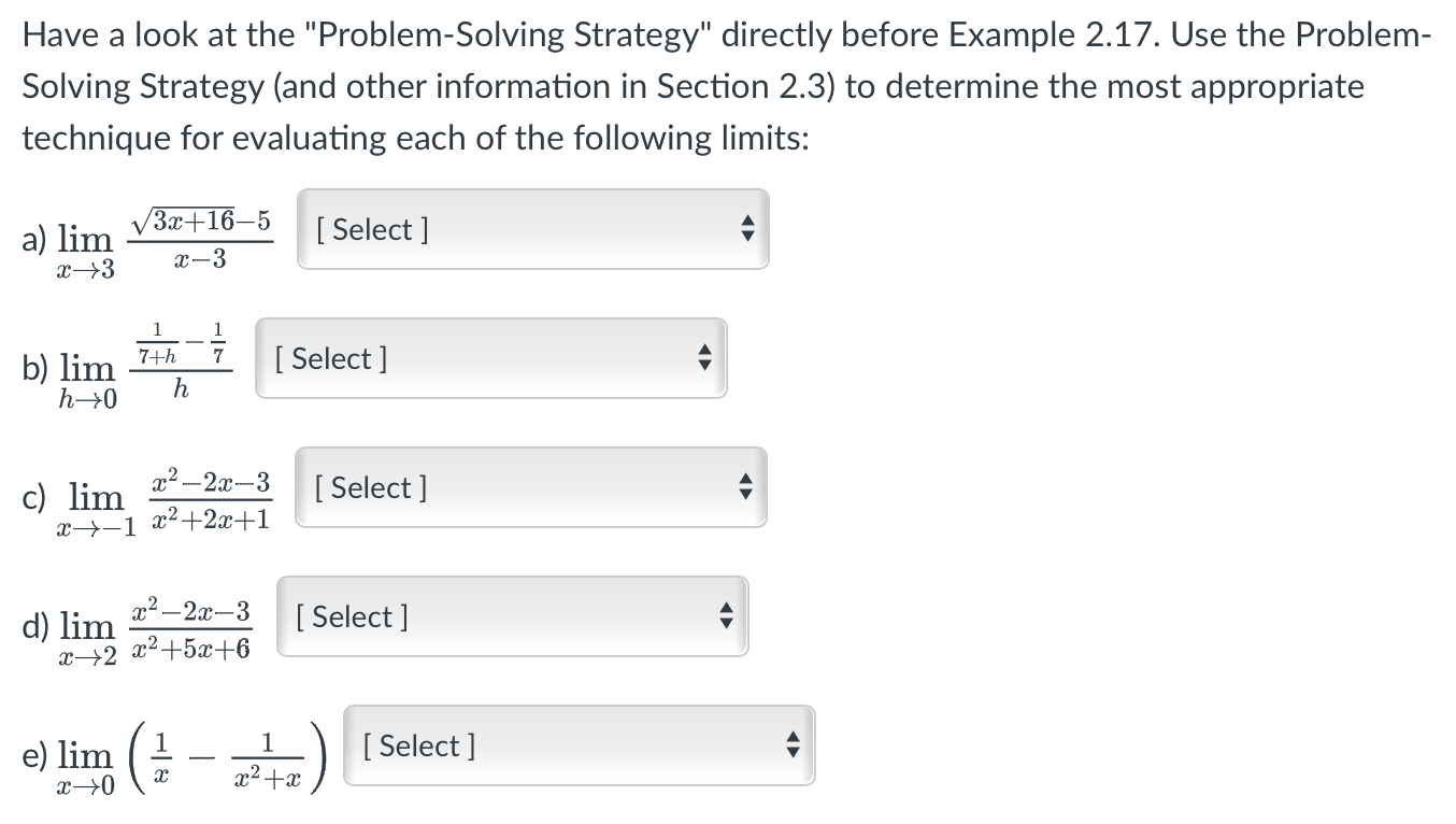 Solved Have A Look At The "Problem-Solving Strategy" | Chegg.com