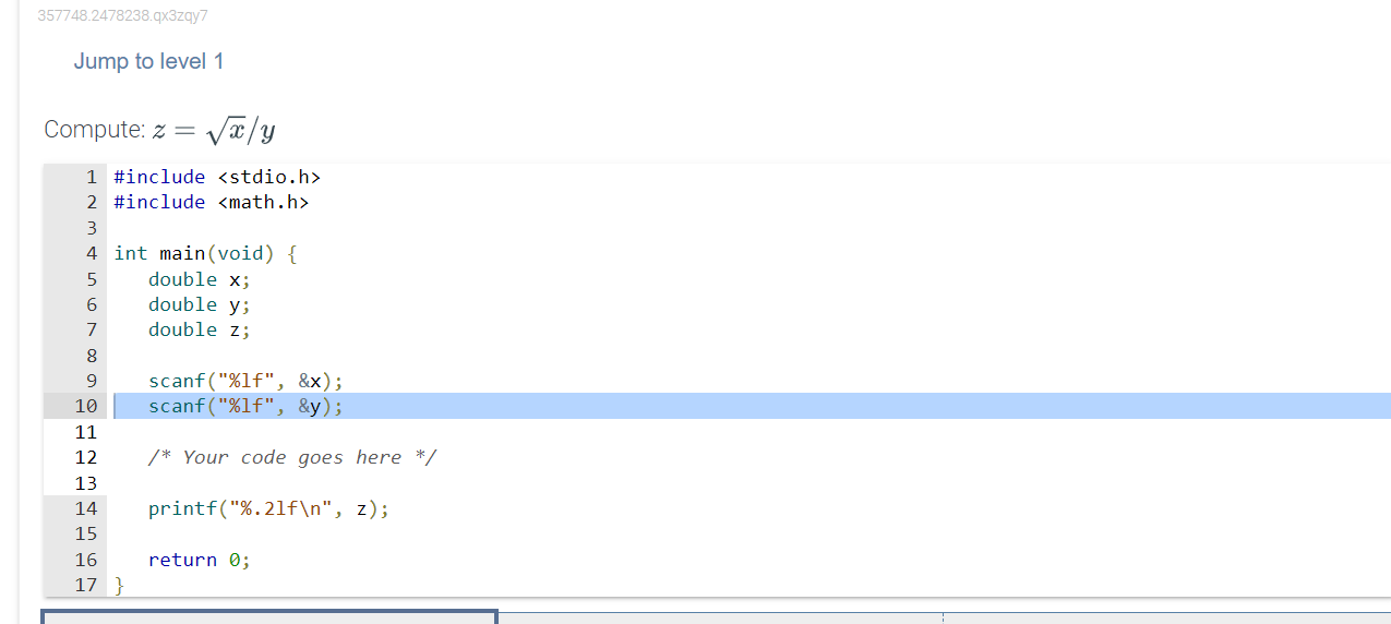 Solved 357748.2478238.qx3zqy7 Jump to level 1 Compute: z = | Chegg.com