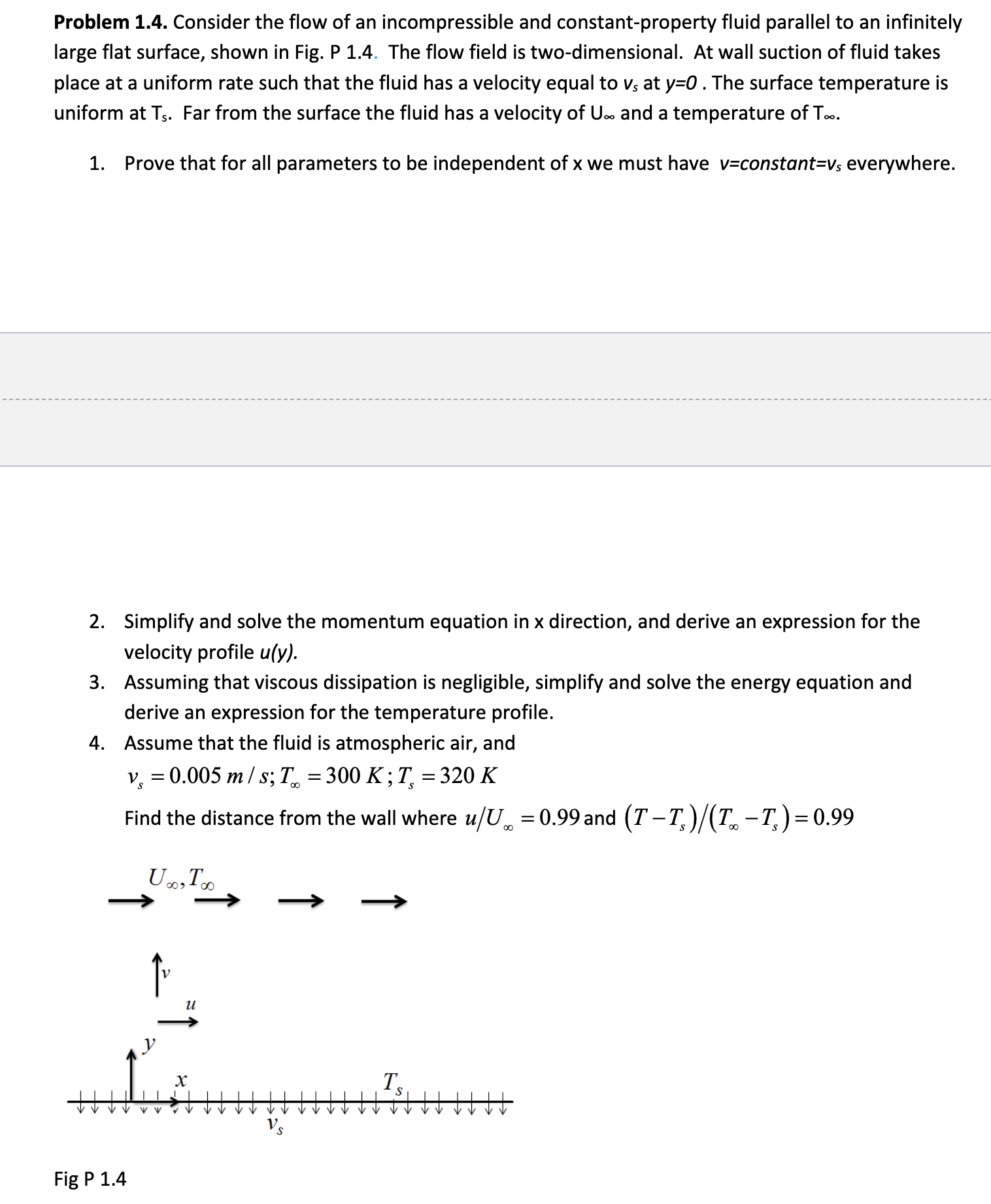 Problem 1.4. ﻿consider The Flow Of An Incompressible 