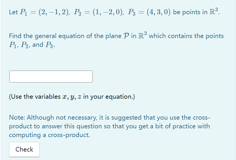 Solved Let P1 = (2,-1, 2), P2 = (1, -2,0), Pz = (4,3,0) Be | Chegg.com