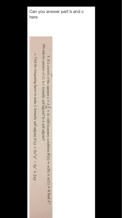 Solved Can you answer part b and c here | Chegg.com