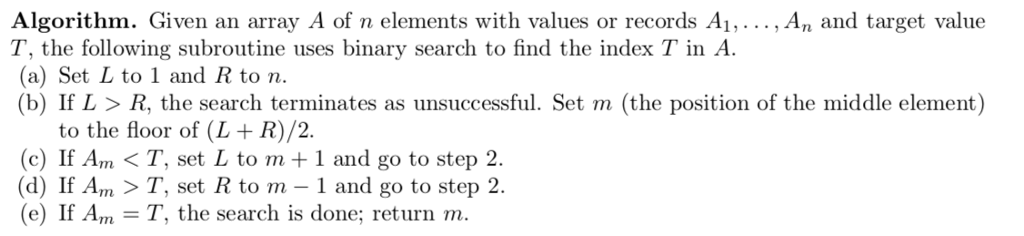 Solved Algorithm. Given an array A of n elements with values | Chegg.com