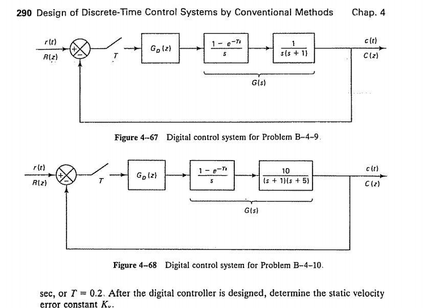 Problem B-4-9 Referring to the digital control system | Chegg.com