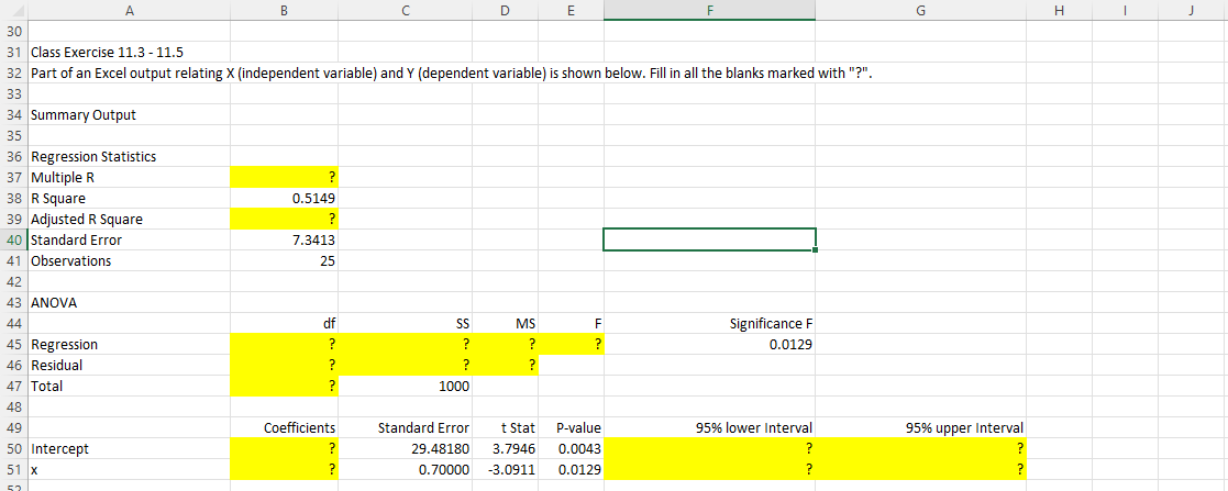 Solved Please fill in the blanks (?'s) highlighted in | Chegg.com