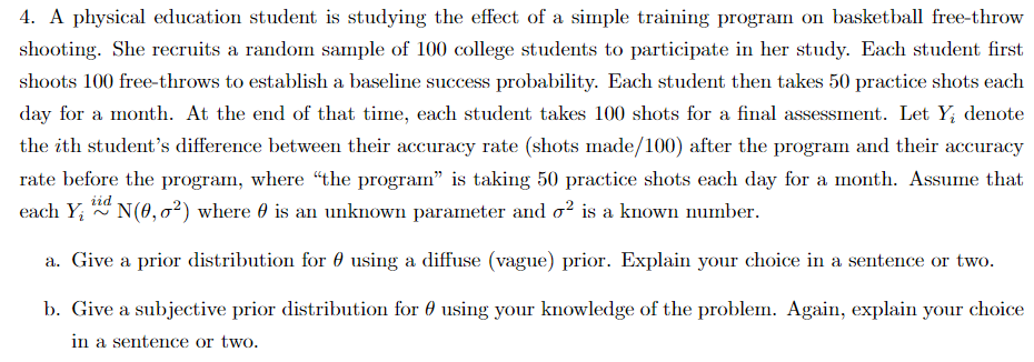 Solved 4. A Physical Education Student Is Studying The | Chegg.com