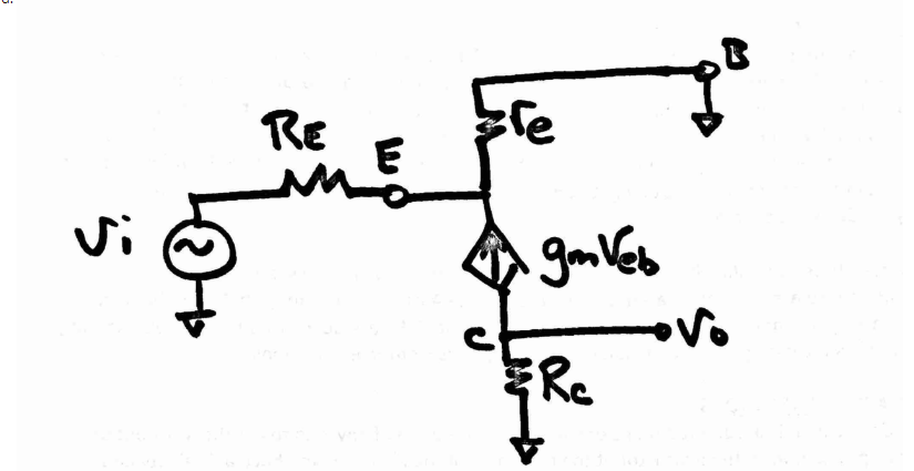 Solved Which is the correct equivalent small signal T Model | Chegg.com