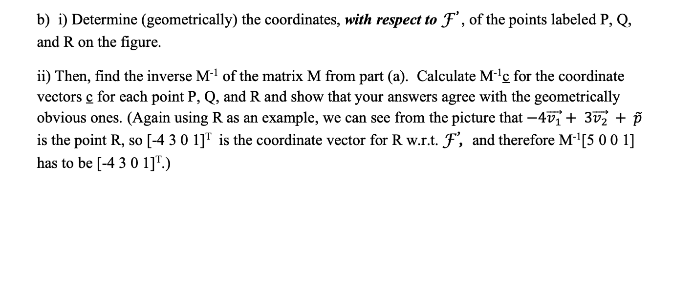 4 The Figure Below Shows A Frame Coordinate Syst Chegg Com