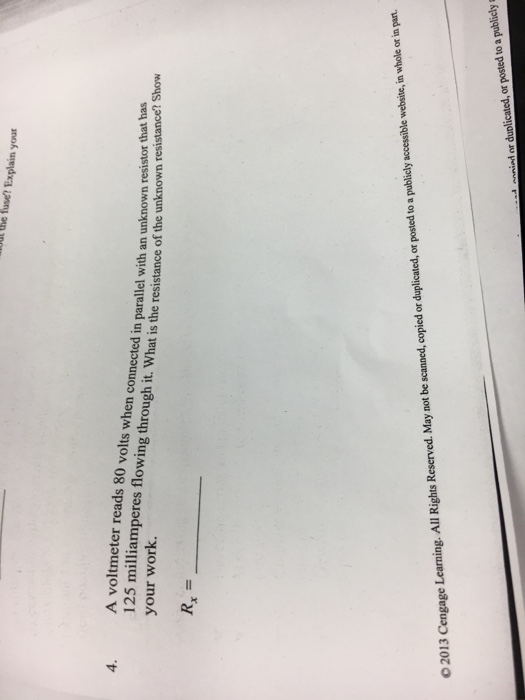 Solved ul the fuse? Explain your A voltmeter reads 80 volts