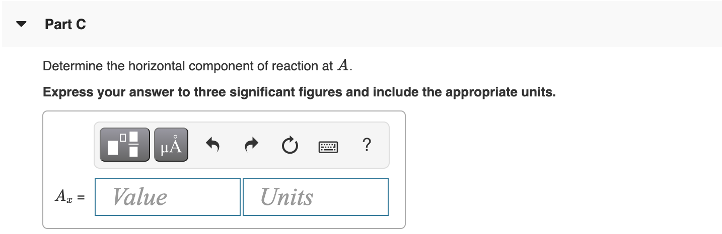 Solved Determine the components of reaction at A and B. Take | Chegg.com