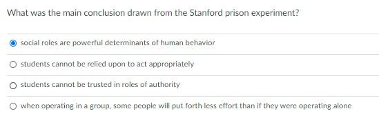 what was the main conclusion drawn from the stanford prison experiment