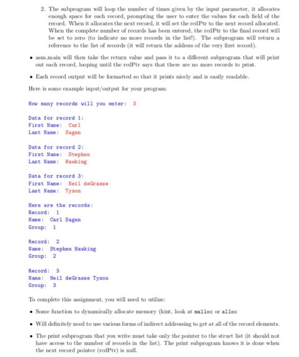 Tasks Use the skeleton assembly file and the driver C | Chegg.com