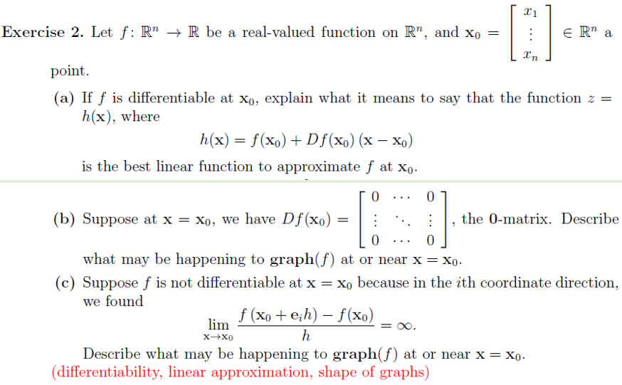 Exercise 2 Let F R R Be A Real Valued Function O Chegg Com