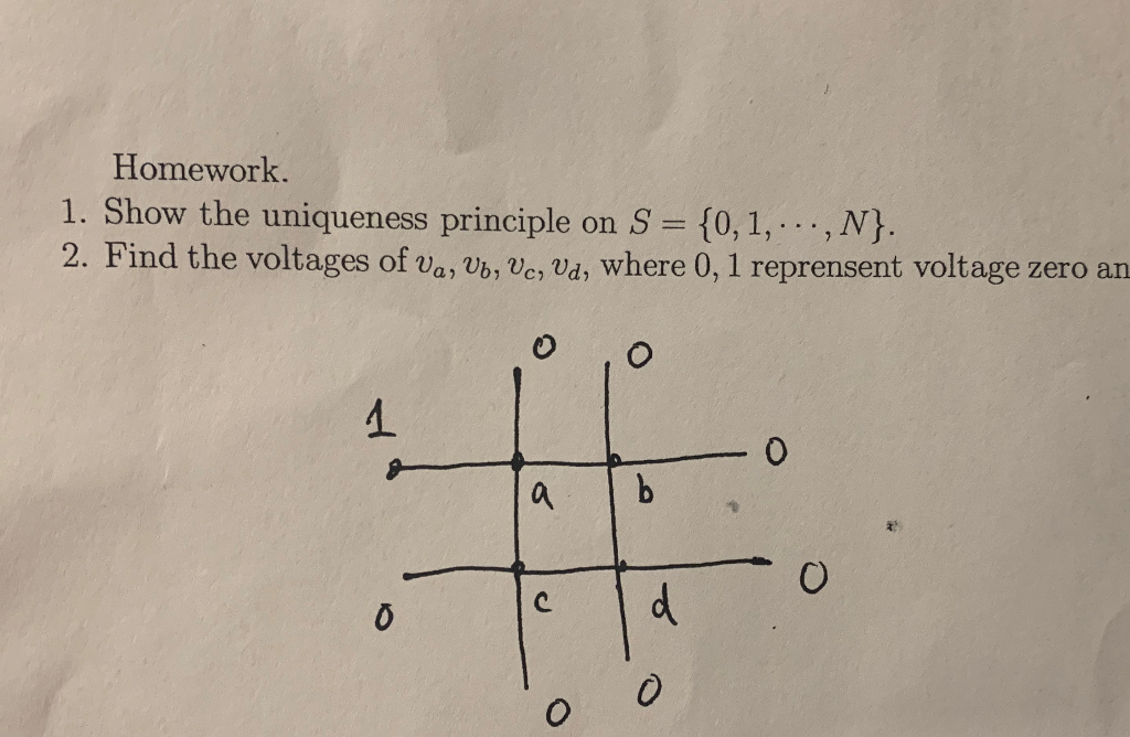 Uniqueness Principle If F X And G X Are Harmoni Chegg Com