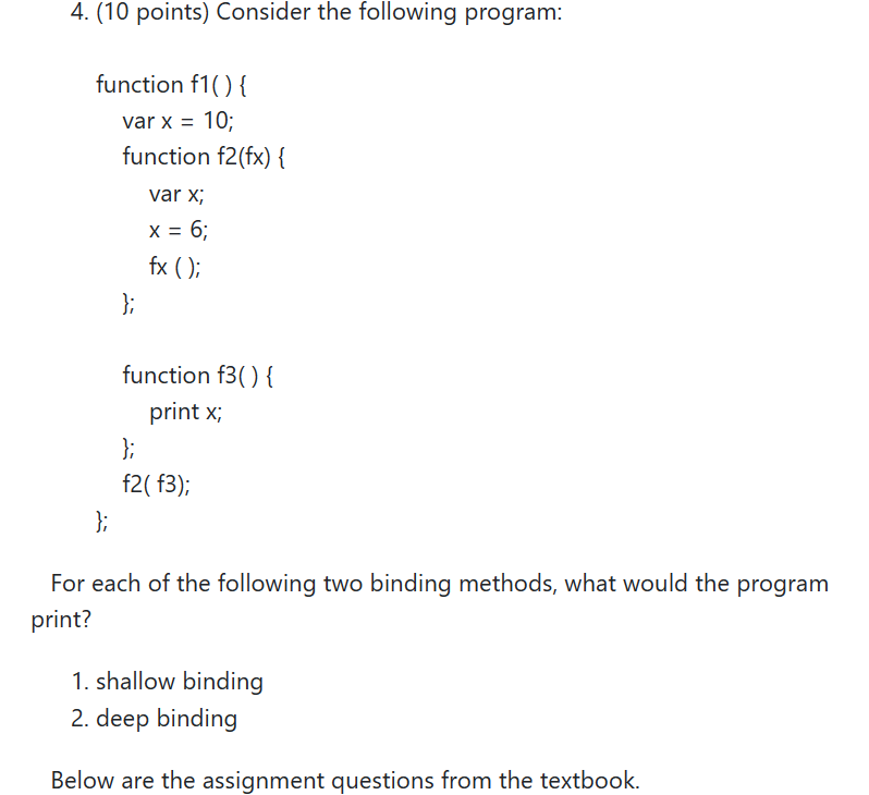 Solved 5. Consider the following program written in C | Chegg.com