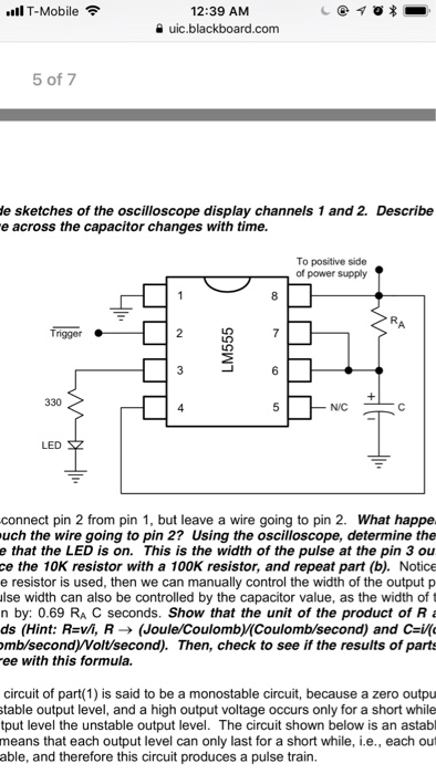 Design and build a circuit that will produce a 1K Hz | Chegg.com