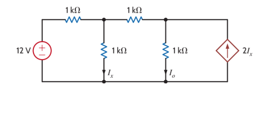 Solved Find Io in the network below using nodal analysis . | Chegg.com